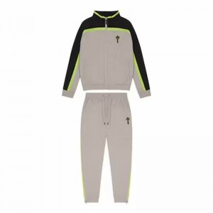 Beige Mens Trapstar Irongate T Shell Tracksuits | TQM-132496