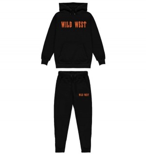 Black Mens Trapstar Collection Tracksuits | IHM-250837