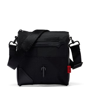 Black Mens Trapstar Construct Messenger Bags | FQW-350927