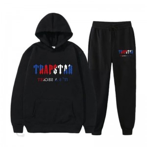 Black Mens Trapstar It’s A Secret Tracksuits | JMQ-059864