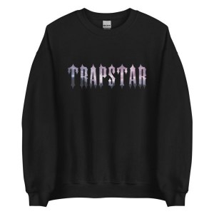 Black Mens Trapstar Lightning Sweatshirts | XWB-634285