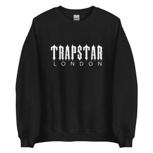 Black Mens Trapstar London Sweatshirts | DCP-045793