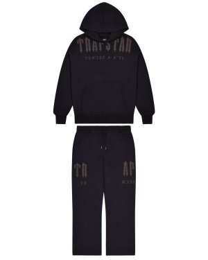 Black Mens Trapstar PRE ORDER Deconstructed Decoded Tracksuits | UKN-712654