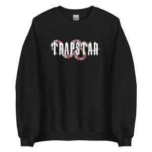 Black Mens Trapstar Snake Sweatshirts | RMC-265047