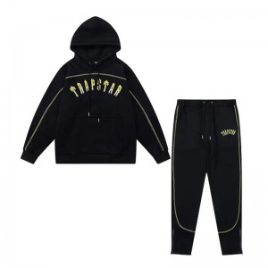 Black Mens Trapstar Tracksuits | YHV-829154