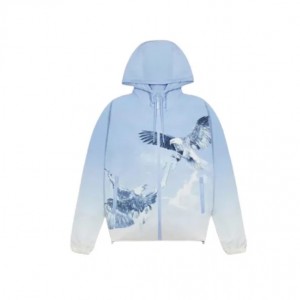 Blue Mens Trapstar Irongate T Flying Bird Windbreaker | QNT-671890