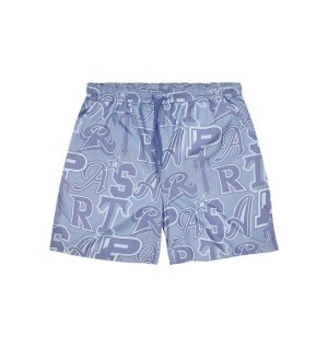 Blue Mens Trapstar London Wildcard Swimming Shorts | ERI-147385