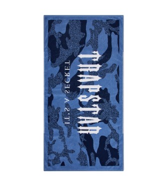 Blue / Camo Womens Trapstar Irongate Beach Towels | RTM-805169