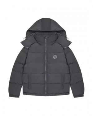 Brown Mens Trapstar Irongate Puffer Jackets | SJN-569748