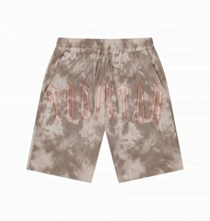 Brown Mens Trapstar London Pigment Irongate Shorts | XRF-057931