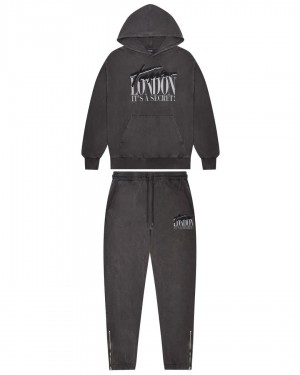 Enzyme Black Mens Trapstar London Tracksuits | LOV-765192