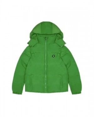 Green Mens Trapstar Irongate Puffer Jackets | EUQ-678294