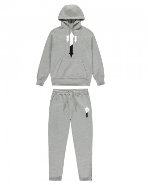 Grey Mens Trapstar Irongate T Chenille Tracksuits | LMH-951486