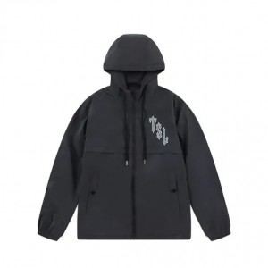 Grey Mens Trapstar Irongate T Windbreaker | EAR-728054