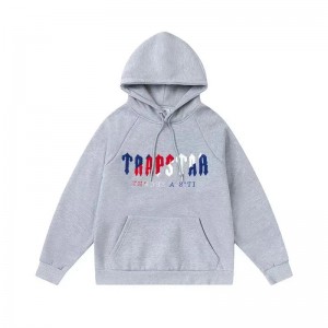 Grey Mens Trapstar It’s A Secret Hoodie | IWQ-342960