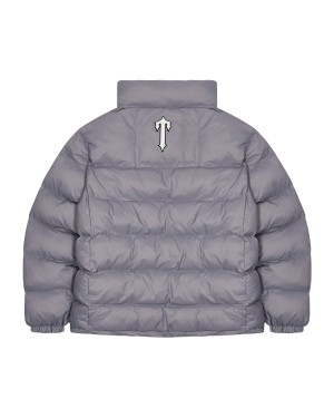 Grey Mens Trapstar It’s A Secret Puffer Jackets | RSL-472389