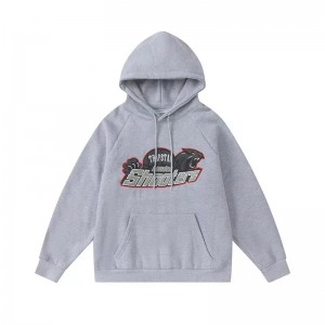 Grey Mens Trapstar Shooters Gray Logo Hoodie | QHZ-634910