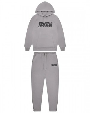 Grey Mens Trapstar Signature 2.0 Tracksuits | EBF-691230