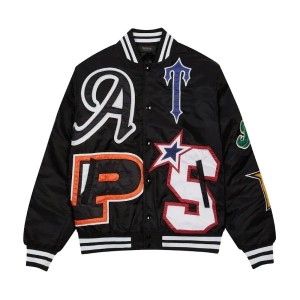 Multicolor Mens Trapstar Hot Varsity Jackets | BPK-637814