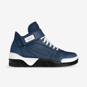 Navy Mens Trapstar Shoes | TEV-378924