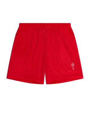 Red Mens Trapstar Irongate T Basketball Shorts | XTW-539104