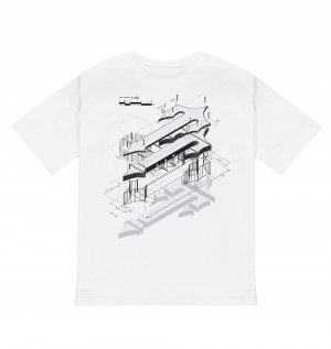 White Mens Trapstar DIY 3.0 T-Shirt | EWH-752038