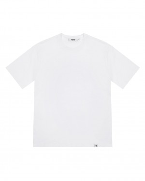 White Mens Trapstar Foundation Base Layer T-Shirt | DRU-605491