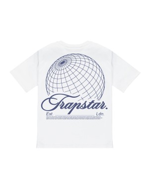 White Mens Trapstar Global T-Shirt | MDT-795218