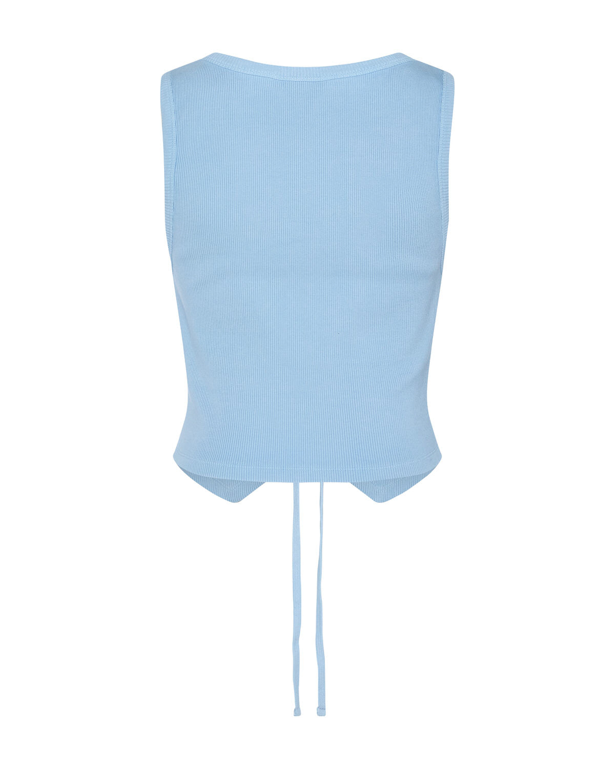 Baby Blue Womens Trapstar Irongate Lace Up Vest | SRU-379602