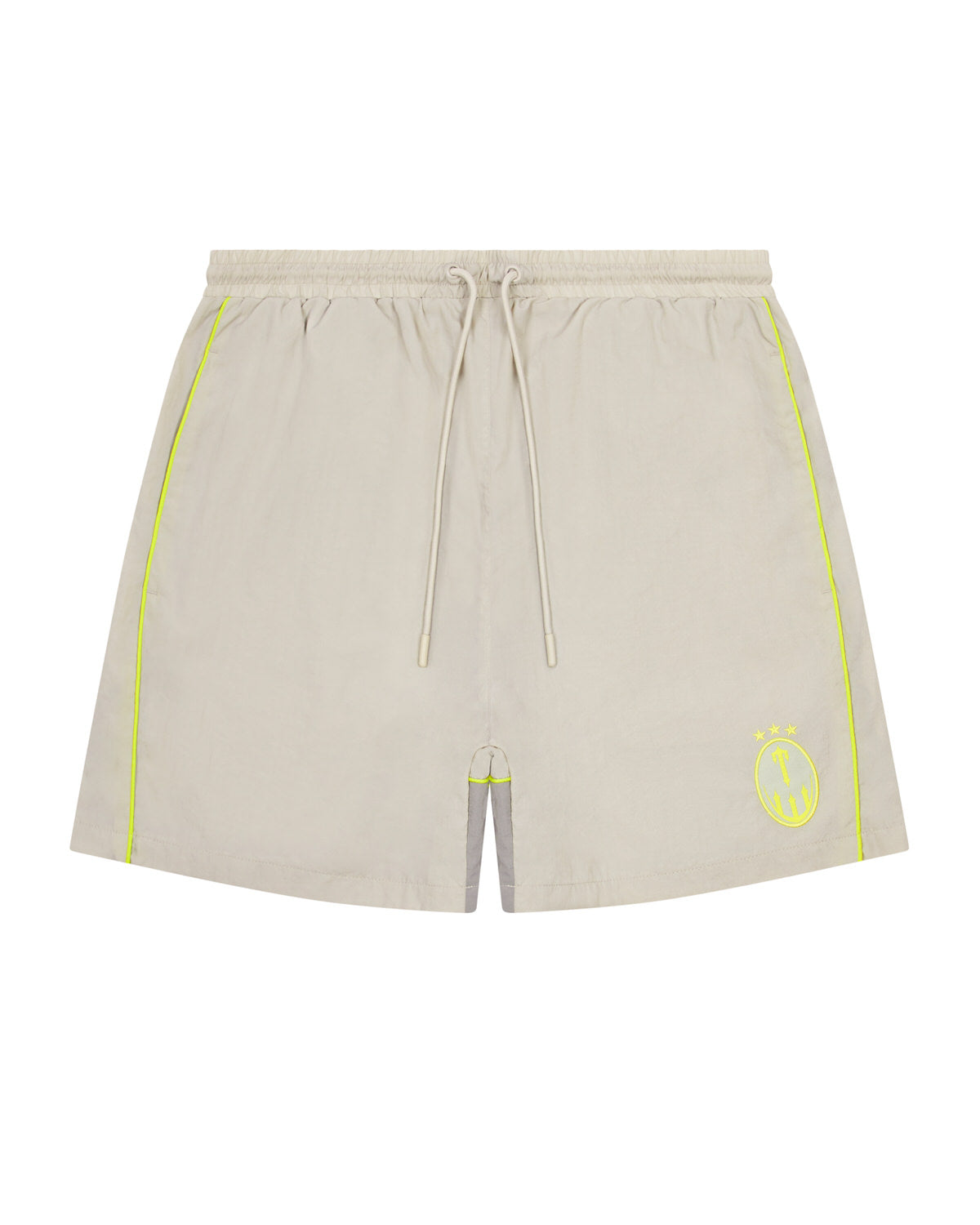 Beige Mens Trapstar Irongate T Panel Shell Shorts | SNO-073845