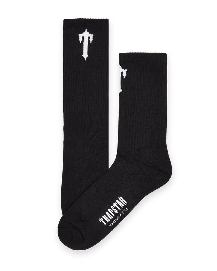 Black Mens Trapstar 3 Pack Irongate T Socks | KQC-460725