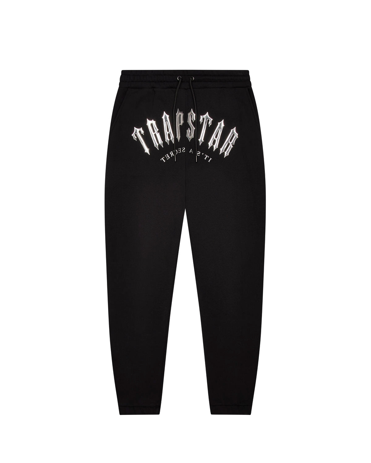 Black Mens Trapstar Decoded Hooded Gel Tracksuits | RPY-981653