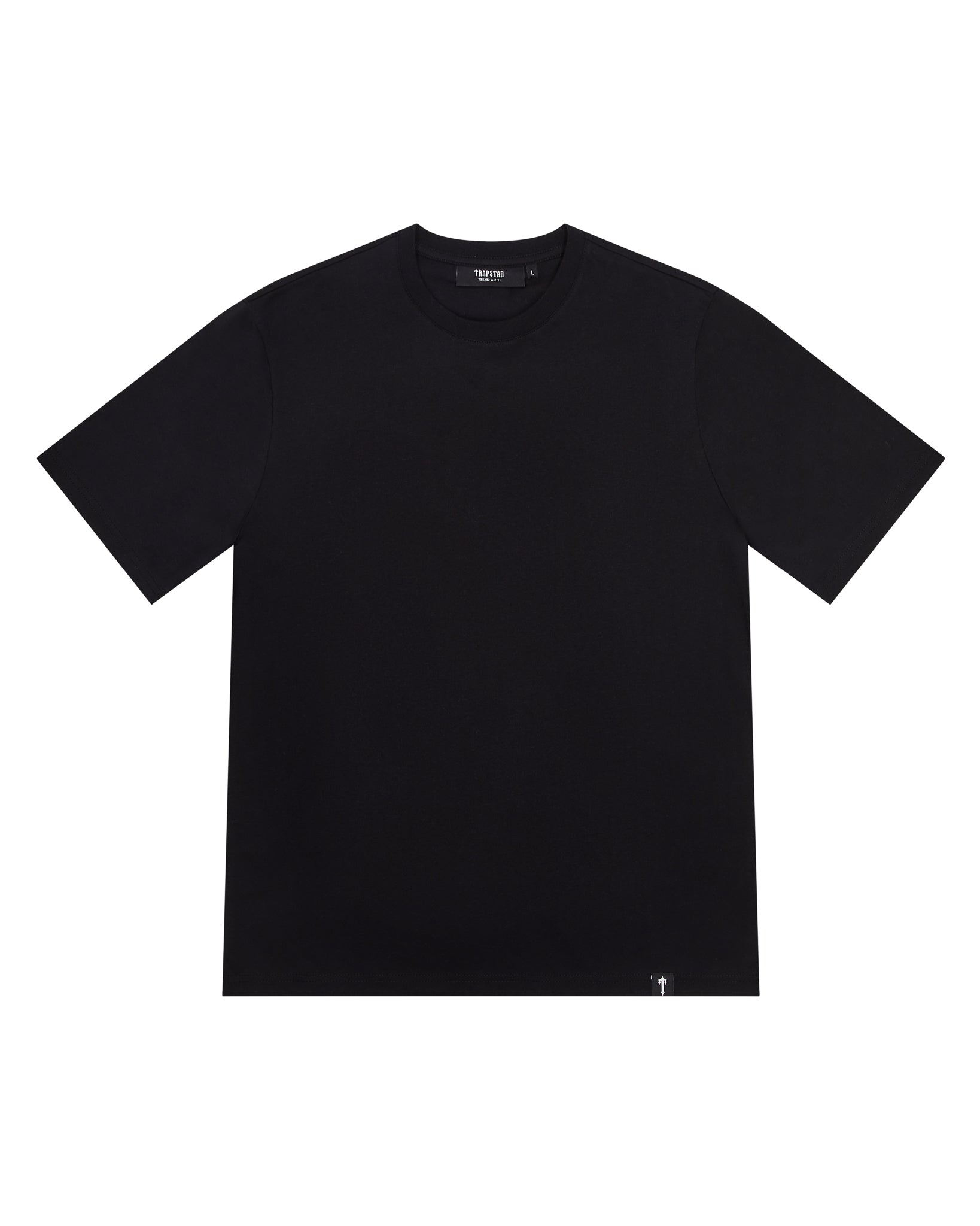 Black Mens Trapstar Foundation Base Layer T-Shirt | WHP-681270