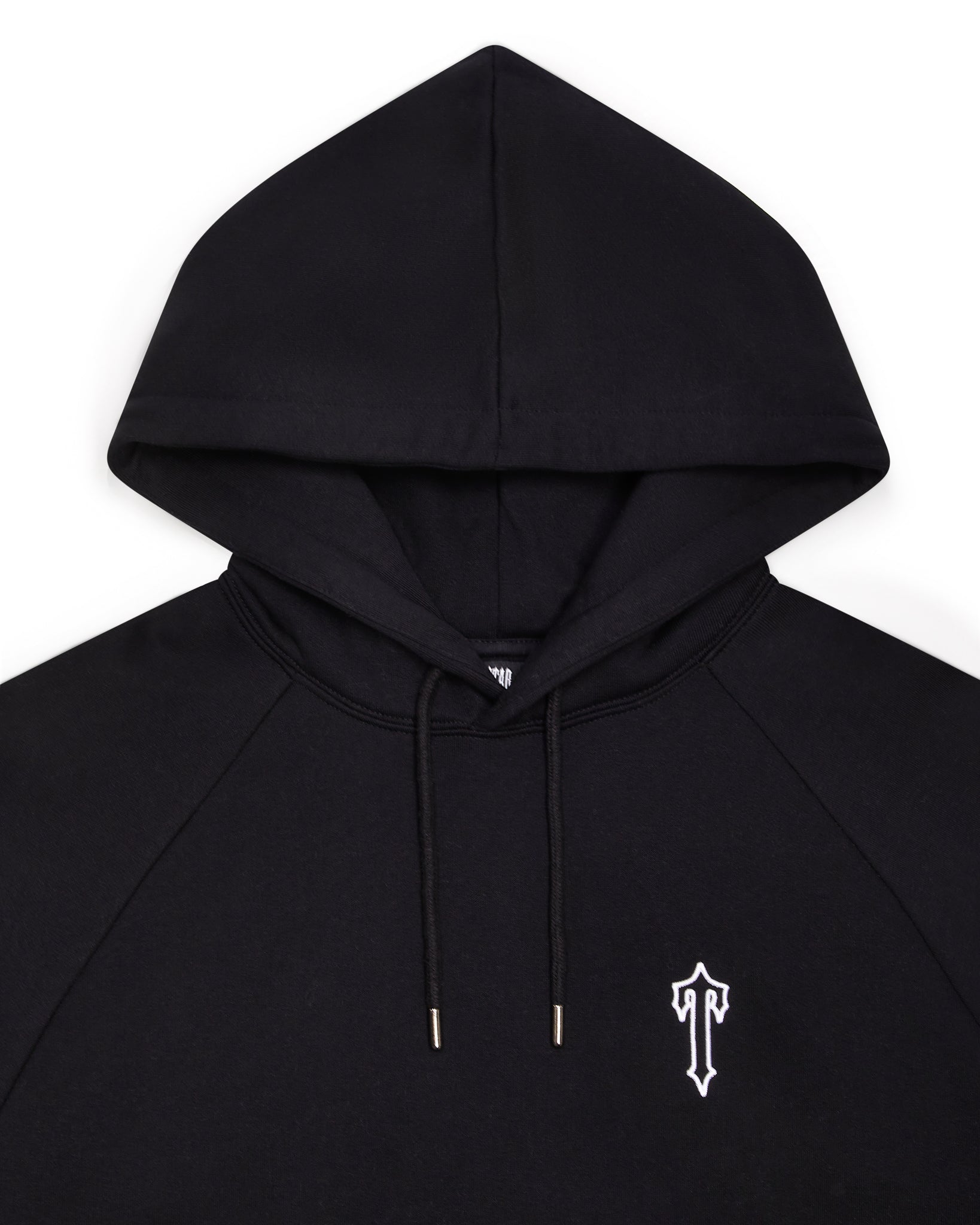 Black Mens Trapstar Foundation Hoodie | CKV-186025