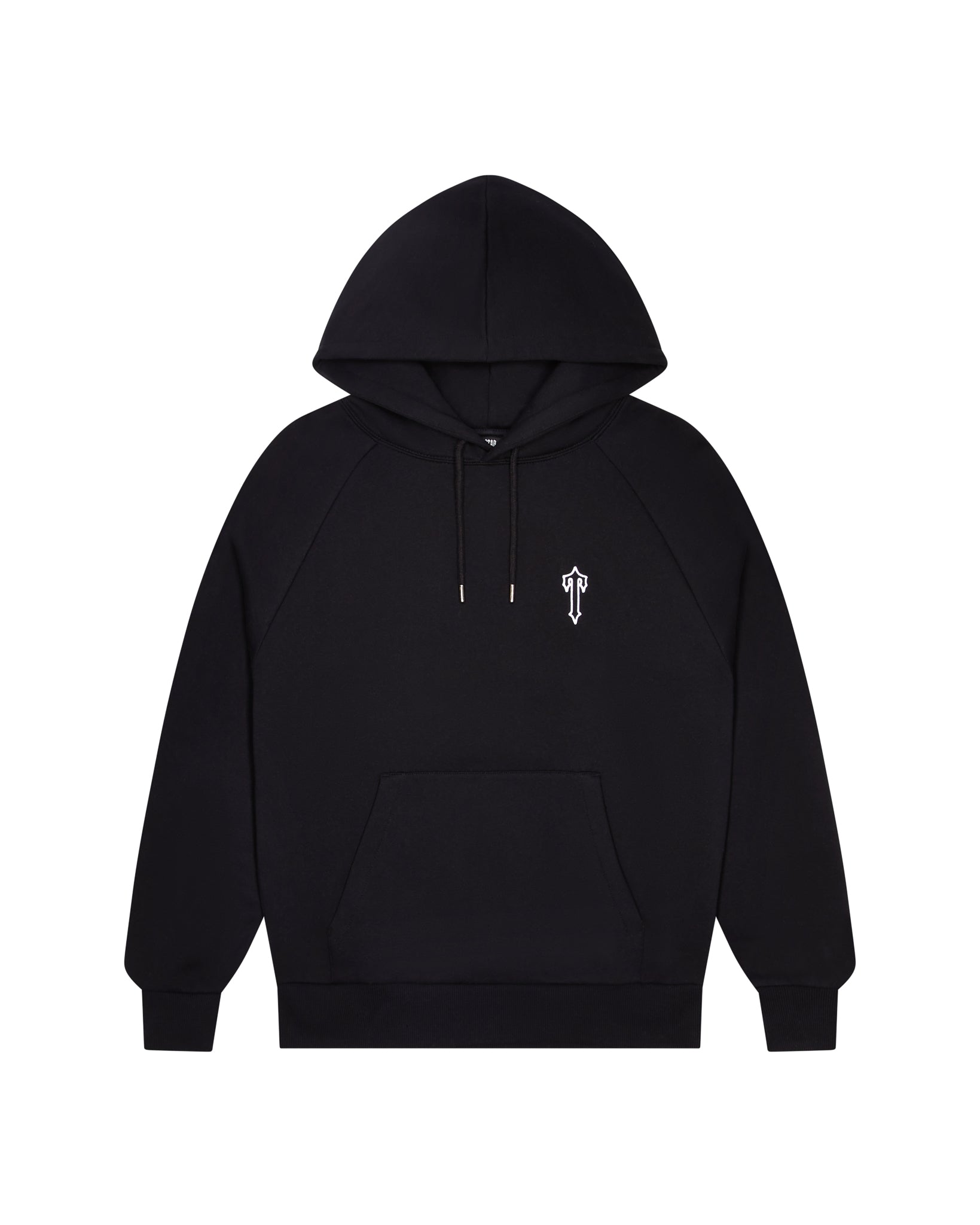 Black Mens Trapstar Foundation Hoodie | CKV-186025