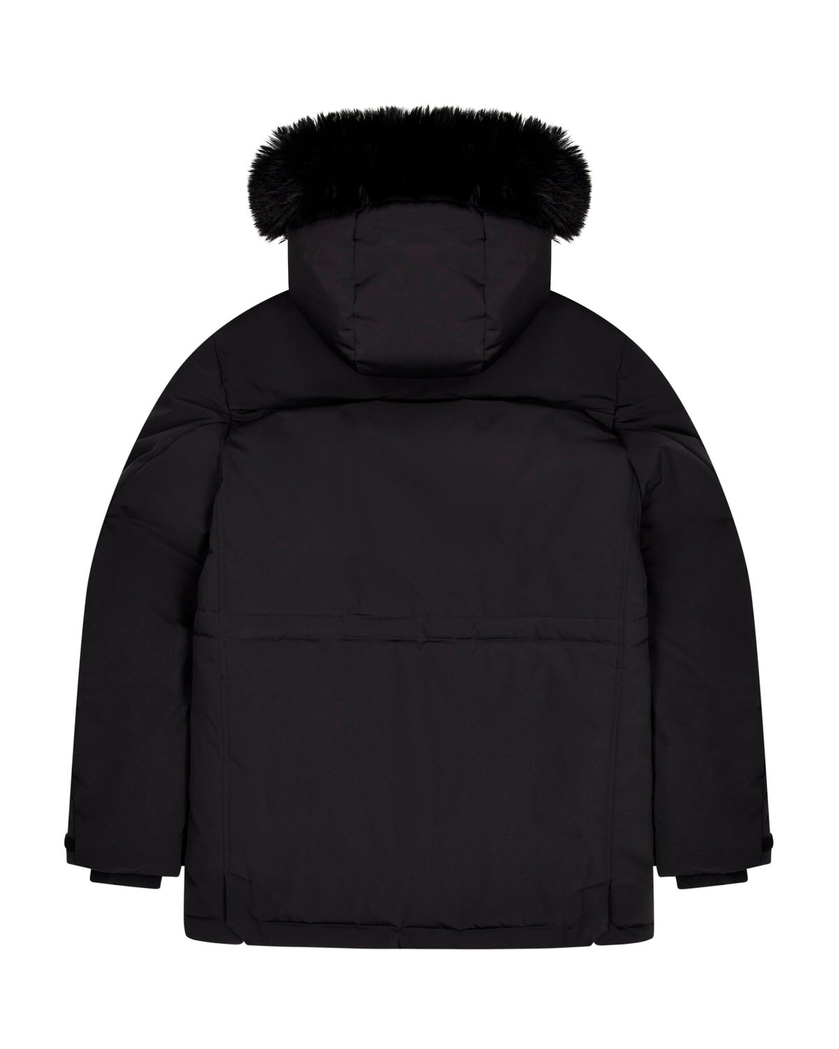 Black Mens Trapstar Hooded Irongate Coats | SNG-792486