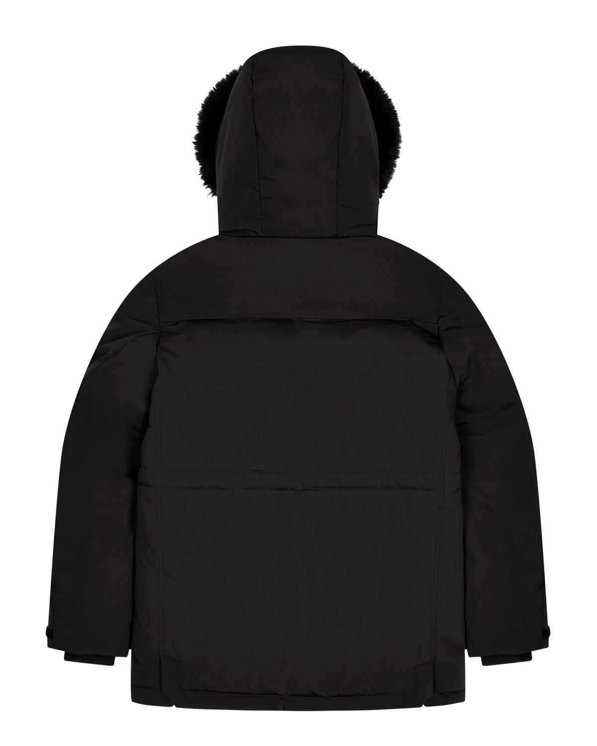 Black Mens Trapstar Hooded Irongate Coats | SNG-792486