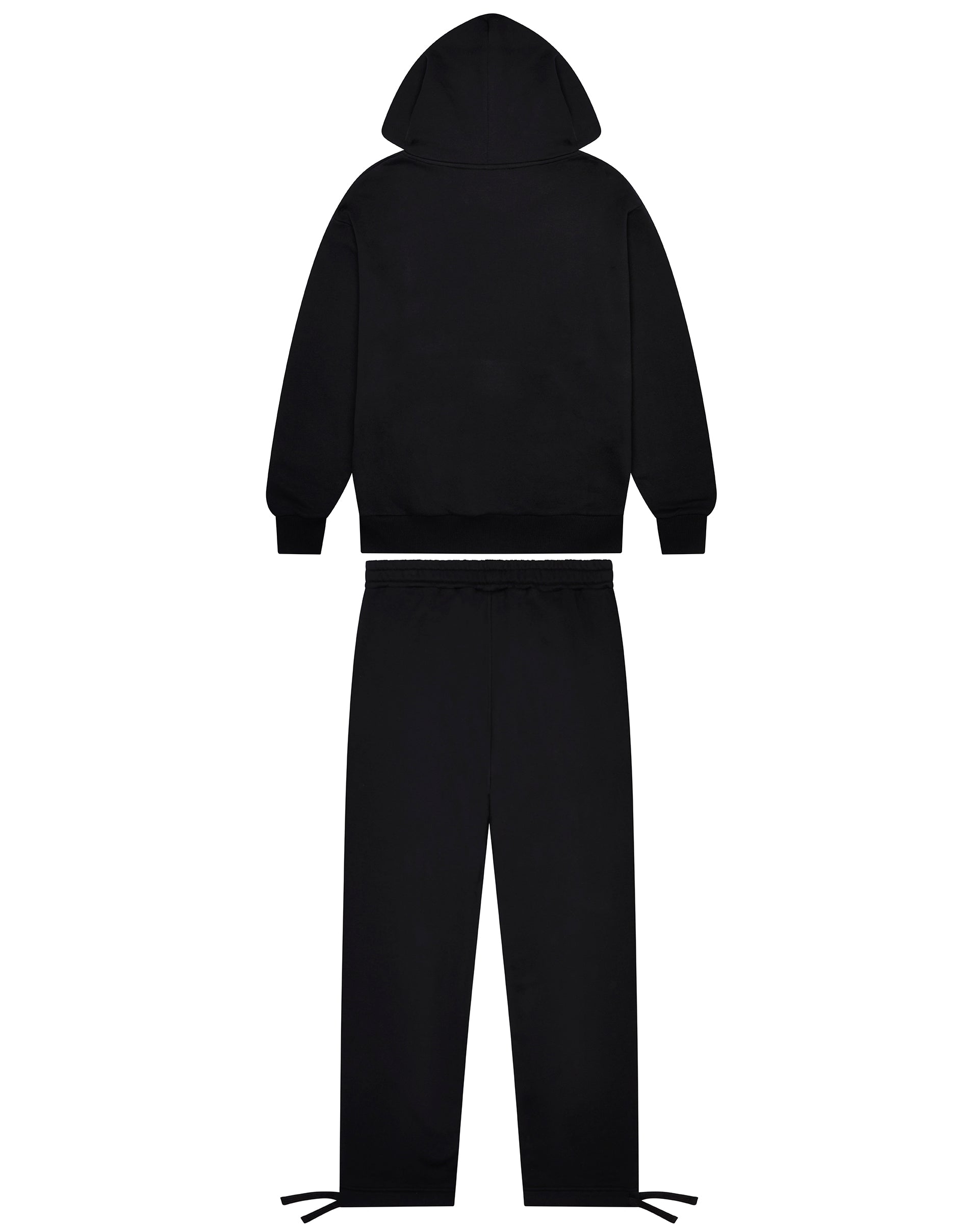 Black Mens Trapstar Hyperdrive Embroidered Tracksuits | HDC-745269