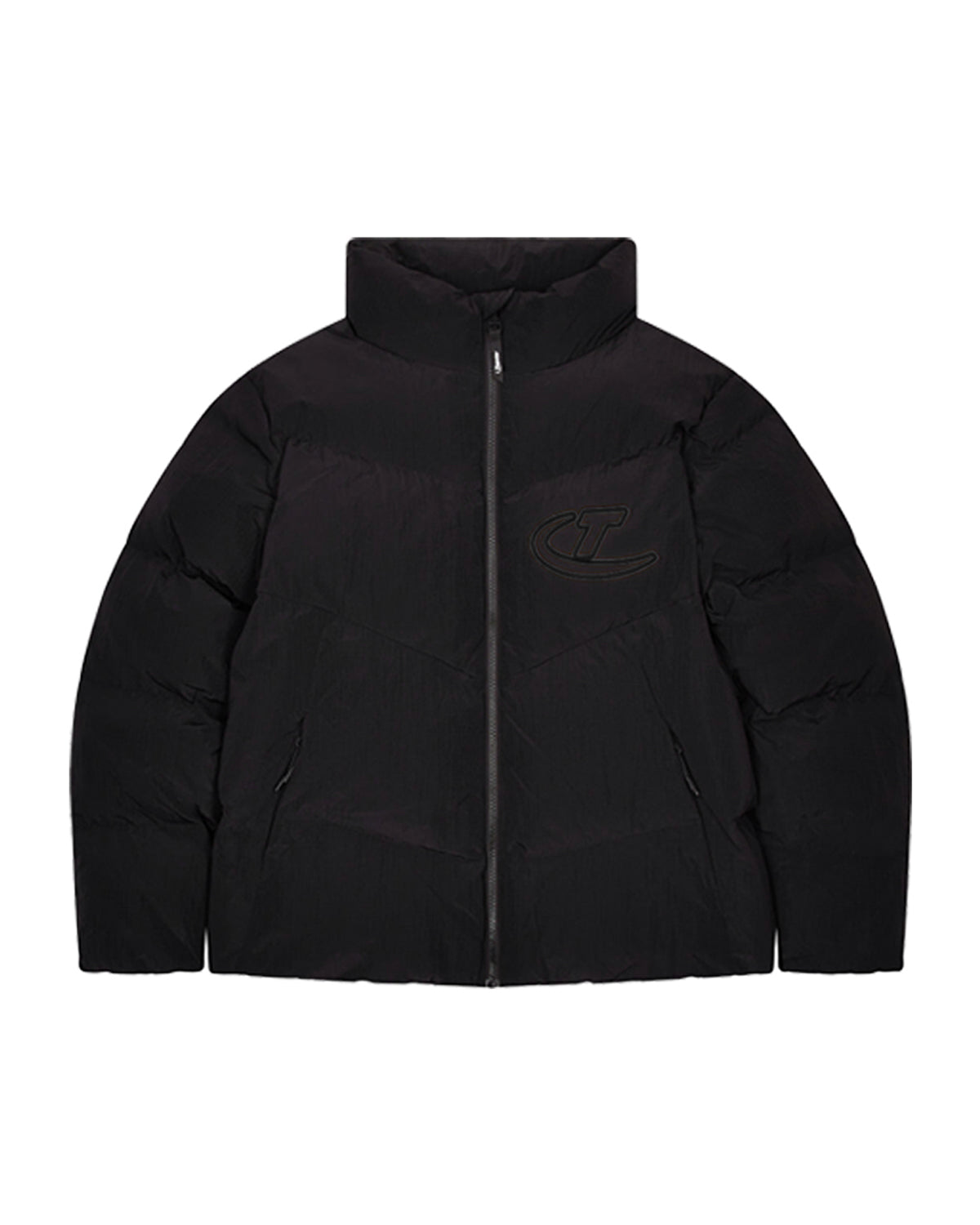 Black Mens Trapstar Hyperdrive Ripstop Puffer Jackets | XAQ-074259