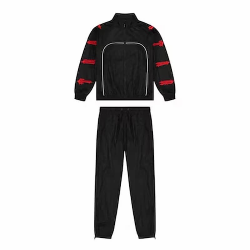 Black Mens Trapstar Irongate 2.0 Jacket Tracksuits | YSV-397142