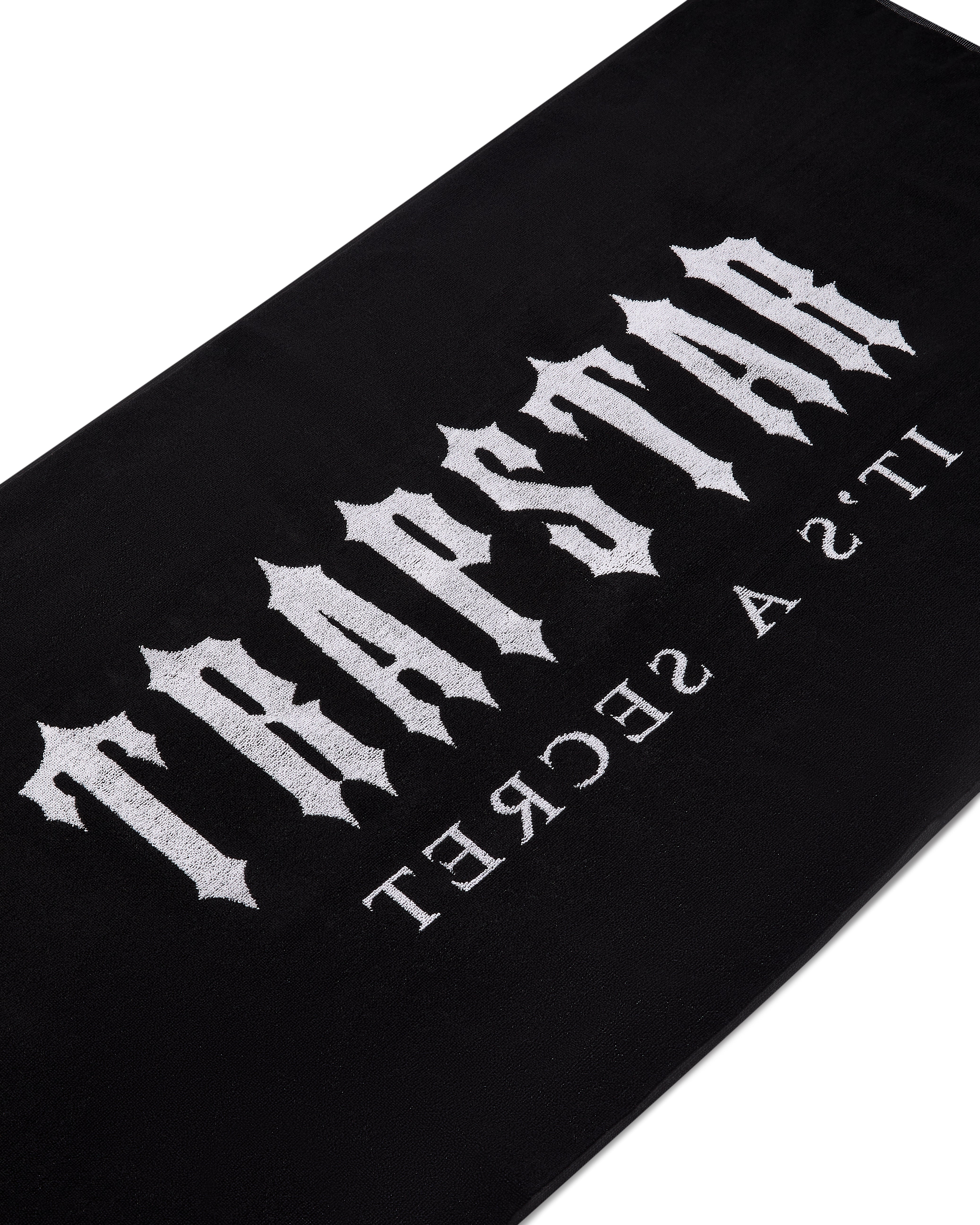 Black Mens Trapstar Irongate Beach Towels | SEO-960873