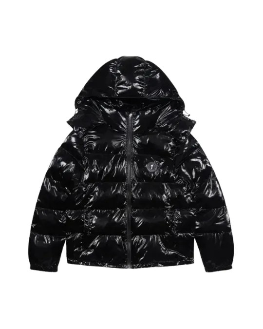 Black Mens Trapstar Irongate Puffer Jackets | SFQ-431027