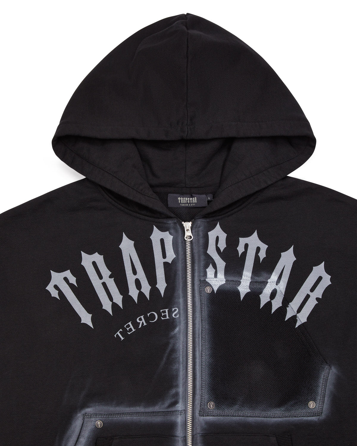 Black Mens Trapstar Irongate Rivet 2.0 - Blackstorm Edition Tracksuits | IHQ-876921