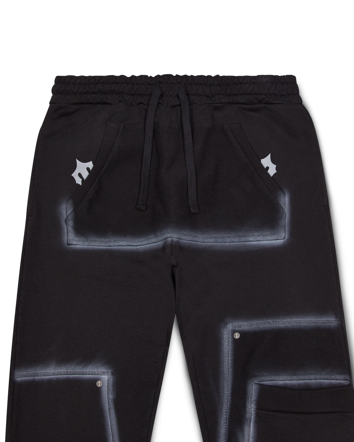 Black Mens Trapstar Irongate Rivet 2.0 - Blackstorm Edition Tracksuits | IHQ-876921