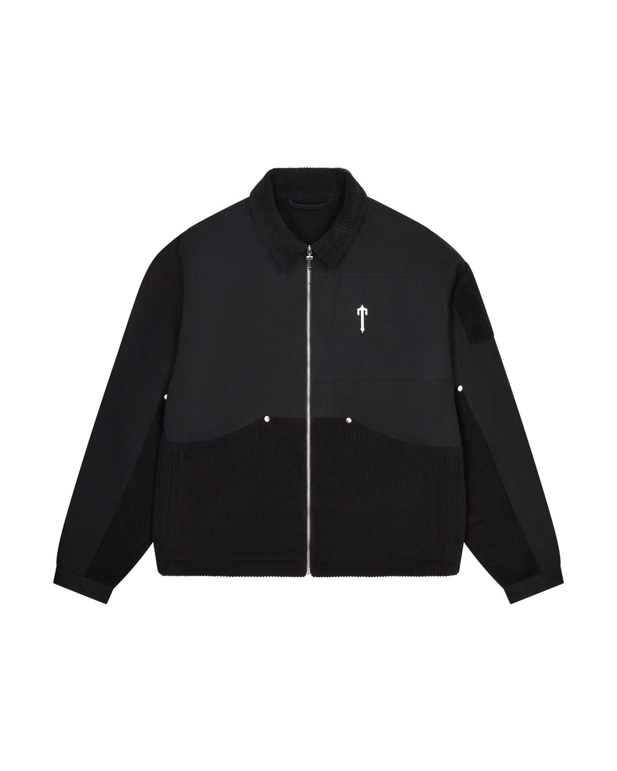 Black Mens Trapstar Irongate T Coach Jackets | ZWU-791806