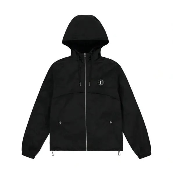 Black Mens Trapstar Irongate T Windbreaker | XFG-214870