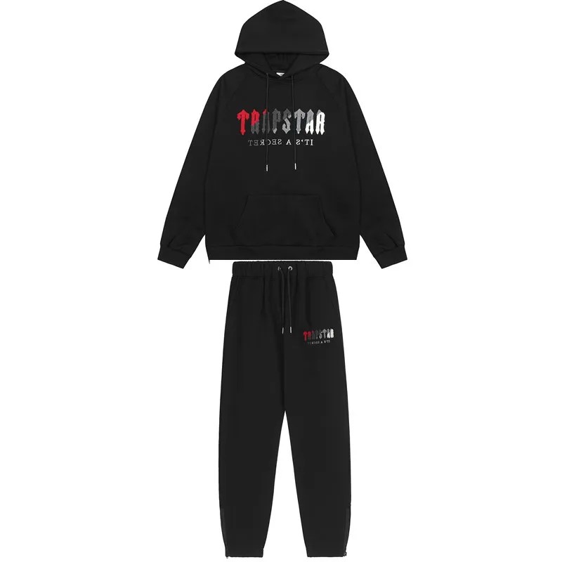 Black Mens Trapstar It’s A Secret Tracksuits | AIR-705841