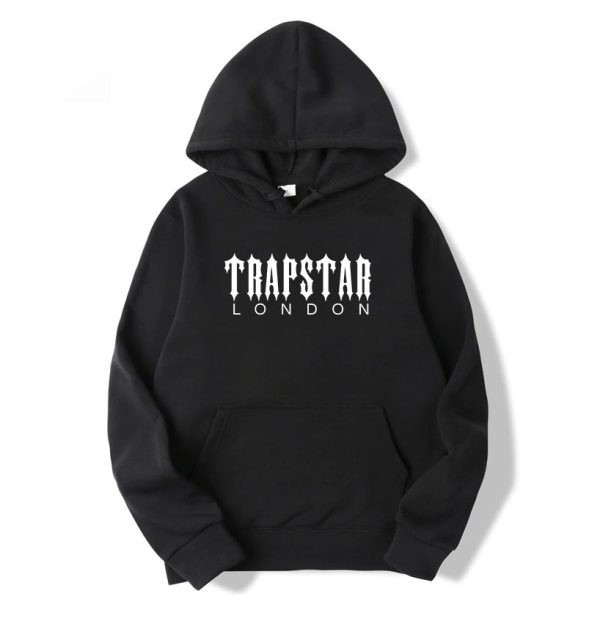 Black Mens Trapstar London Hoodie | EUQ-718046