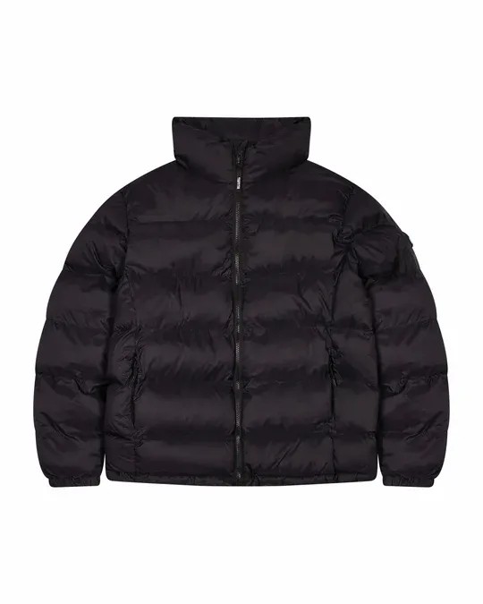 Black Mens Trapstar Puffer Jackets | MTP-028431