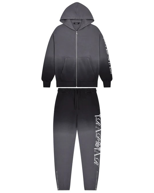 Black Mens Trapstar Script 2.0 Tracksuits | LCG-457920